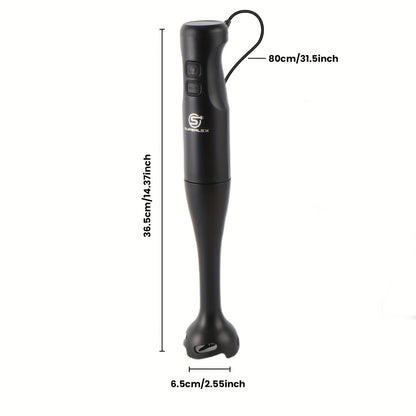 Corded Stick Blender 350W with SUS301 Stainless Steel Blade, 2-Speed Mixer, Heavy-Duty Blending for Soups, Baby Food, Smoothies - Plug (Compatible with 220-240) - Ideal for & Small Appliances