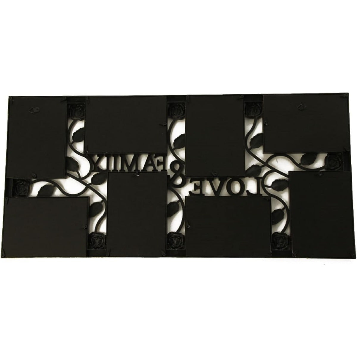 Multi Aperture Photo Frame - Collage Picture Frame for 8 Photos - 27.6x13 Inch Wall MountedIde al as Gift - Copper