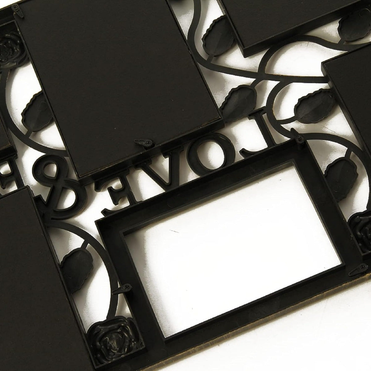 Multi Aperture Photo Frame - Collage Picture Frame for 8 Photos - 27.6x13 Inch Wall MountedIde al as Gift - Copper