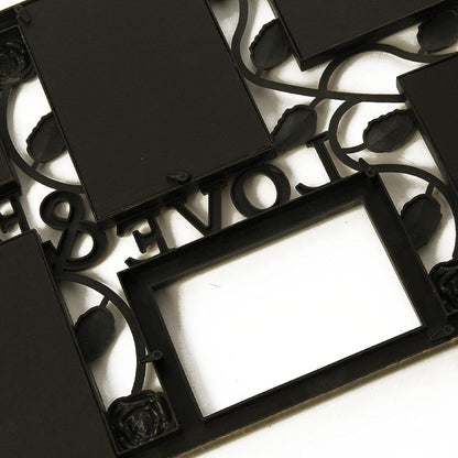 Multi Aperture Photo Frame - Collage Picture Frame for 8 Photos - 27.6x13 Inch Wall MountedIde al as Gift - Copper