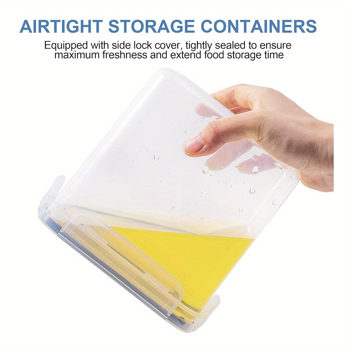 72/48pcs Airtight Food Storage Containers with LIDS, Perfect for Kitchen Pantry Organization And Storage Of Grains, Rice, Pasta, Tea, Nuts And Coffee Beans - Dishwasher Safe And Includes Labeled And Labeled Kitchen Items