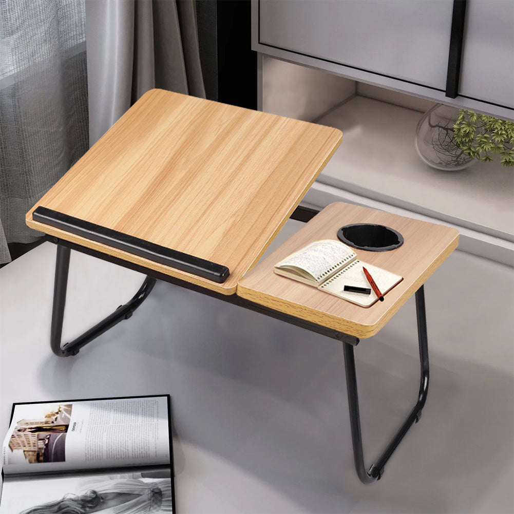 Adjustable Tilting Laptop Desk Sofa Bed Writing Notebook Computer Desk Breakfast Tray Folding Portable Table