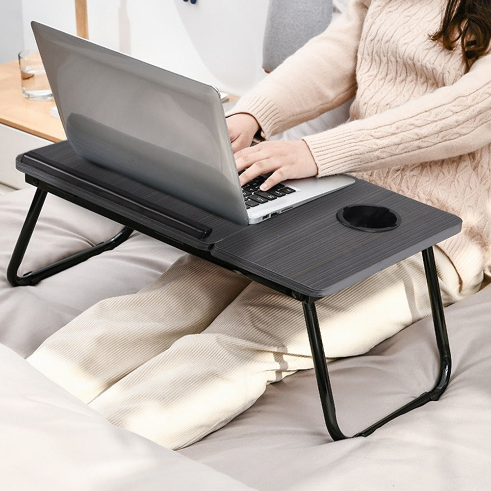 Adjustable Tilting Laptop Desk Sofa Bed Writing Notebook Computer Desk Breakfast Tray Folding Portable Table