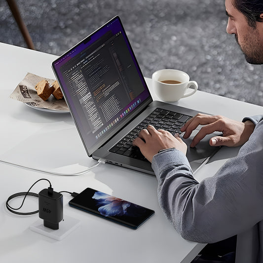 45W Super Fast Charger USB C Android Phone Charger Fast Charging Replacement for S25/ Ultra/ S25+/ Ultra/ S24/ S24+/ Ultra/ S23/ S22/ S20/ S21/ 10,, 6ft C Cable- 2pack