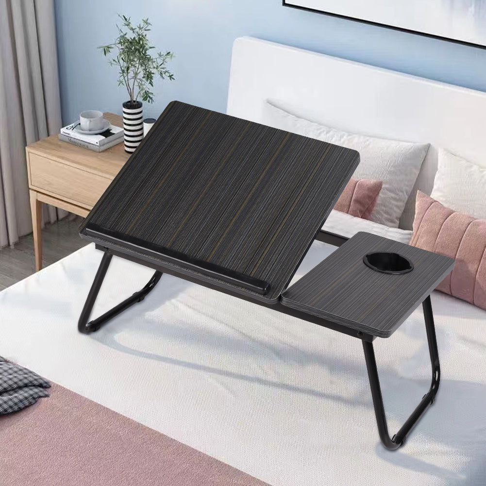 Adjustable Tilting Laptop Desk Sofa Bed Writing Notebook Computer Desk Breakfast Tray Folding Portable Table