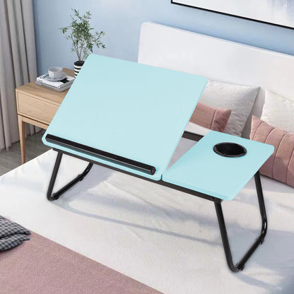 Adjustable Tilting Laptop Desk Sofa Bed Writing Notebook Computer Desk Breakfast Tray Folding Portable Table