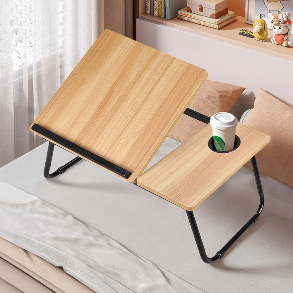 Adjustable Tilting Laptop Desk Sofa Bed Writing Notebook Computer Desk Breakfast Tray Folding Portable Table