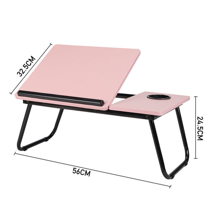 Adjustable Tilting Laptop Desk Sofa Bed Writing Notebook Computer Desk Breakfast Tray Folding Portable Table