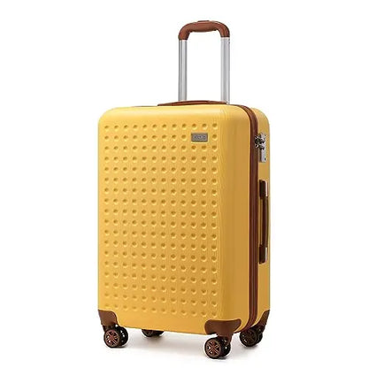 M/L/XL Kono Hard Case 100% ABS Travel Luggage with 8 Spinner Wheels TSA Lock Trolley Suitcase for hand luggage and Travel