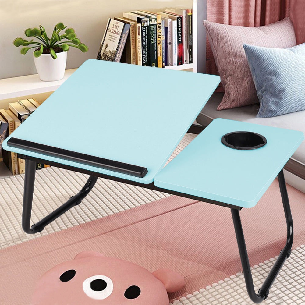 Adjustable Tilting Laptop Desk Sofa Bed Writing Notebook Computer Desk Breakfast Tray Folding Portable Table