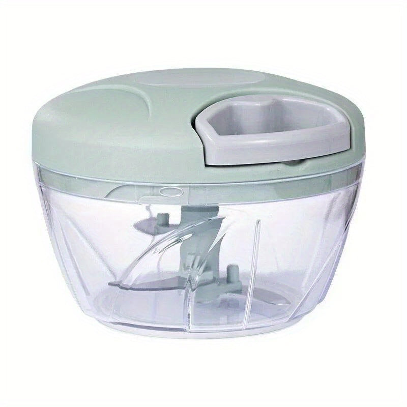 Manual Heavy-Duty Meat Mincer, Garlic Chopper & Onion Crusher - Heavy-Duty Plastic Hands- Rotating Masher Suitable for Meat, Garlic, Onion, Vegetable Chopping - Compact Kitchen Gadget for Meat Grinding & Crushing Tasks