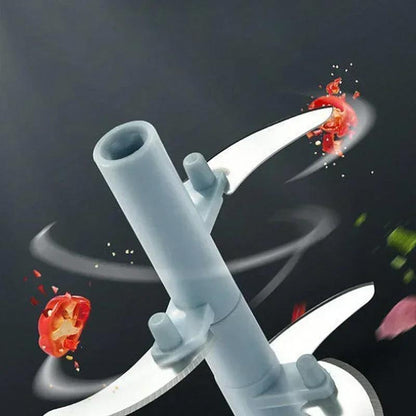 Manual Heavy-Duty Meat Mincer, Garlic Chopper & Onion Crusher - Heavy-Duty Plastic Hands- Rotating Masher Suitable for Meat, Garlic, Onion, Vegetable Chopping - Compact Kitchen Gadget for Meat Grinding & Crushing Tasks